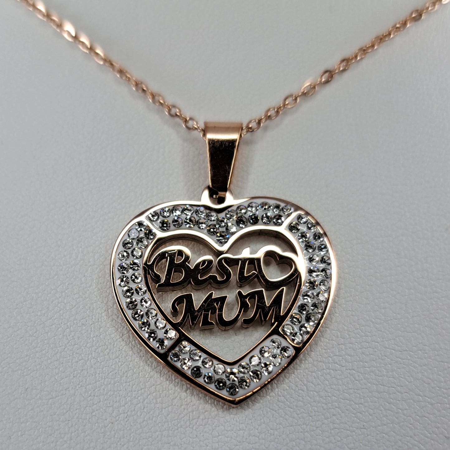 Best Mum Heart Necklace - Elegant Gift | Gifts For You And I