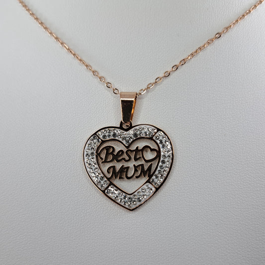 Best Mum Heart Necklace - Elegant Gift | Gifts For You And I