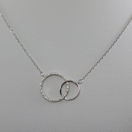 Sterling Silver Circles Necklace